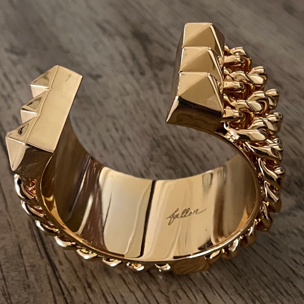 Fallon Triple Pyramid Wide Cuff - Picture 4 of 5